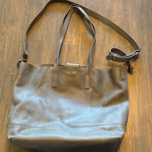 Able Abera Crossbody Tote Bag Denim Blue